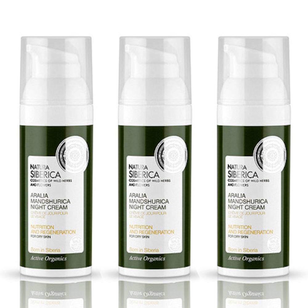 Aralia Mandshurica Night Cream , Θρέψη και Αναγέννηση , για ξηρό δέρμα , Κατάλληλο για ηλικίες 22+ , 50 ml.