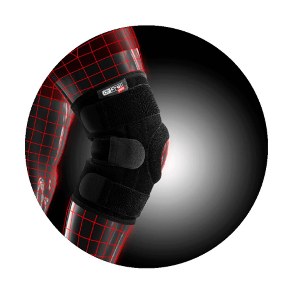 Επιγονατίδα Ανοικτού Τύπου One Size με 4 Σπειροειδή Ελάσματα Dr Frei Pro - S6058